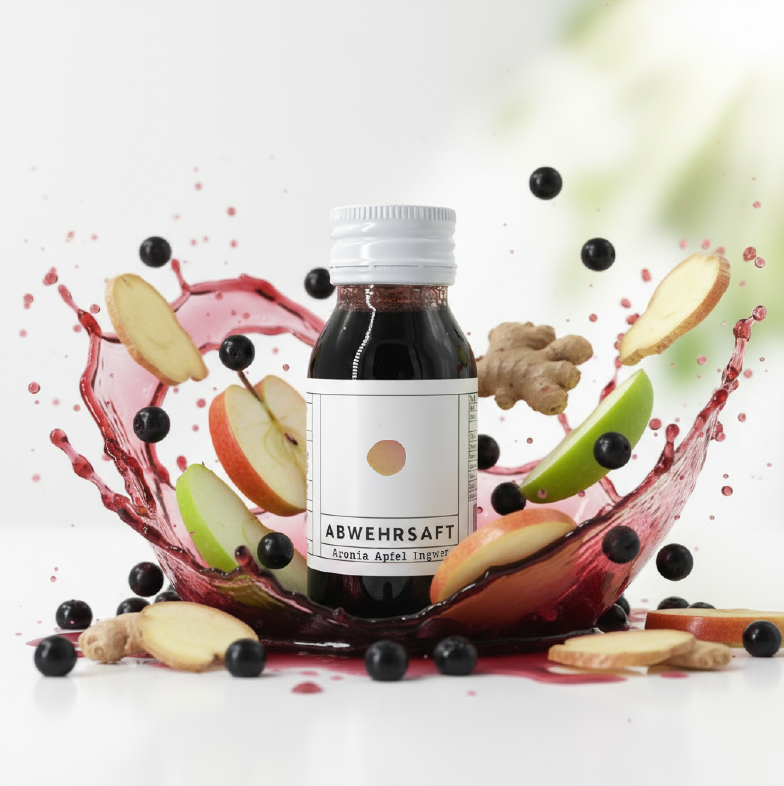ABWEHRSAFT Aronia Apfel Ingwer Shot Box 7 x 60 ml